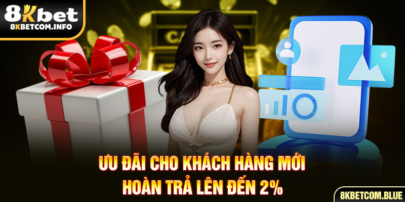 Ưu đãi cho khách hàng mới hoàn trả lên đến 2%