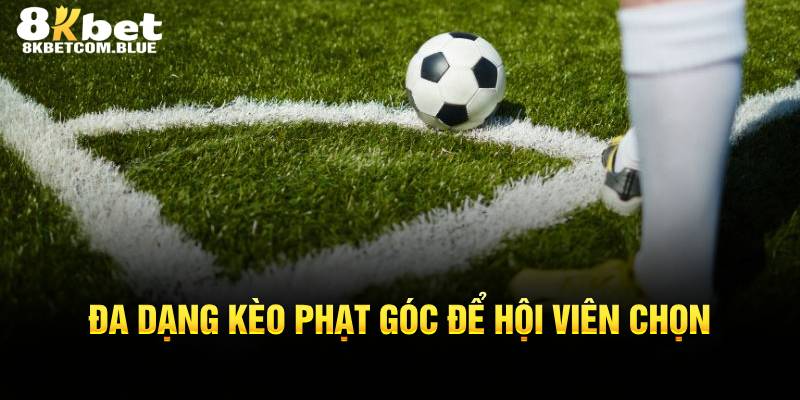 Đa dạng kèo phạt góc để hội viên chọn