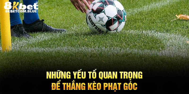 Những yếu tố quan trọng để thắng kèo phạt góc 
